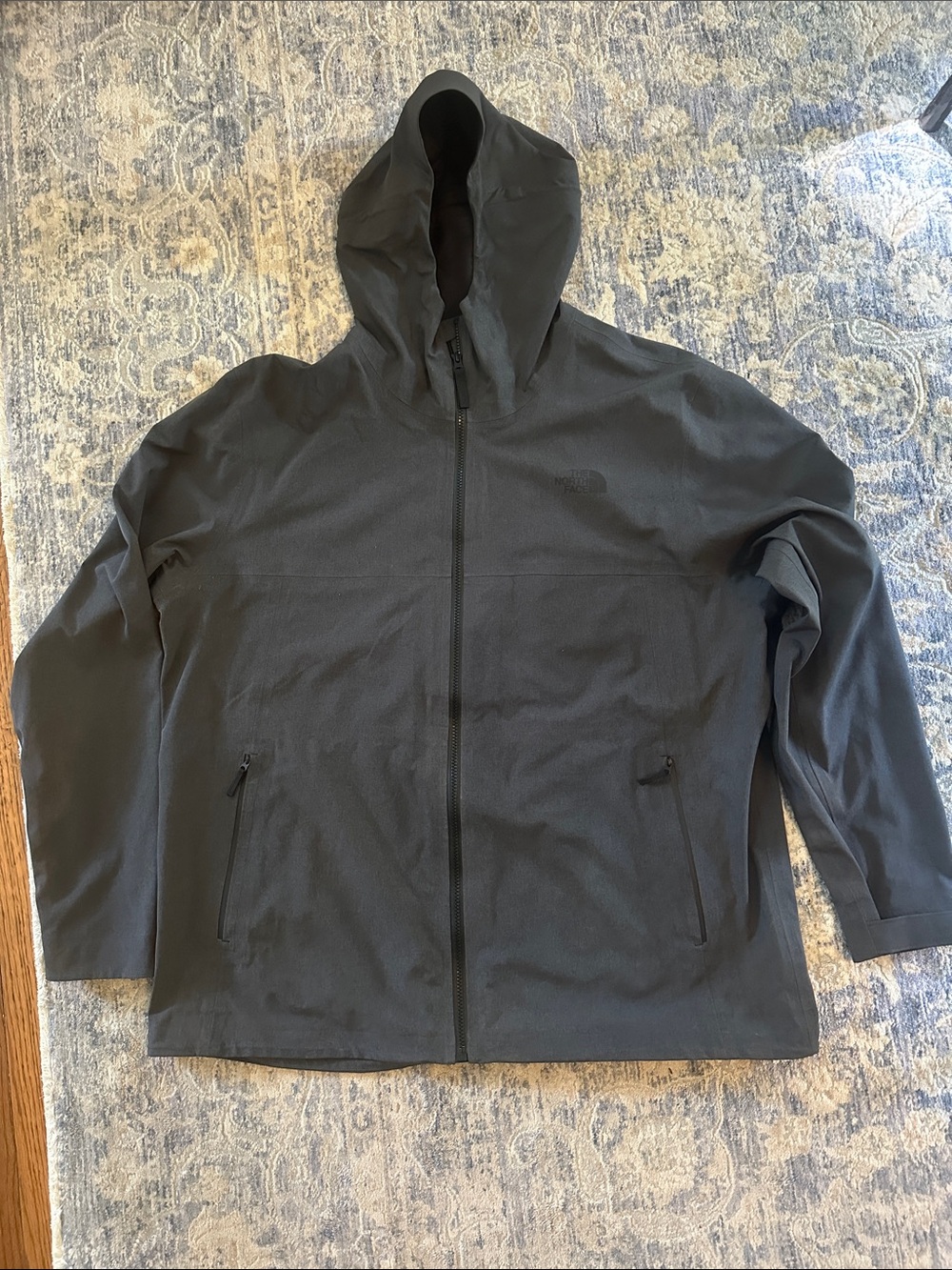 The North Face Futurelight Men's Hooded Rain Jacket in Charcoal